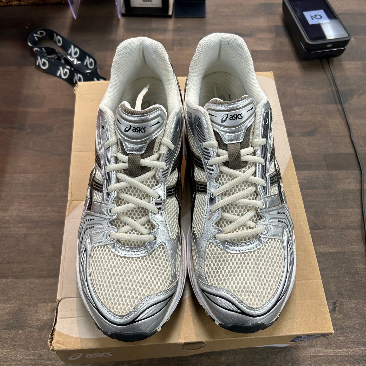 Cream Black Metallic Plum Asics Gel Kayano 14 (USED)