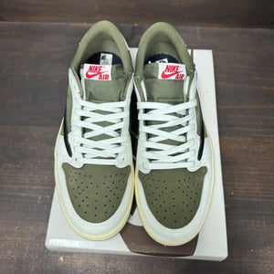 Jordan 1 Retro Low OG SP Travis Scott Medium Olive Size 9 (Pre-Owned) - side