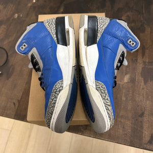 Jordan 3 Retro Varsity Royal Cement Size 12 (Pre-Owned) - Image 3