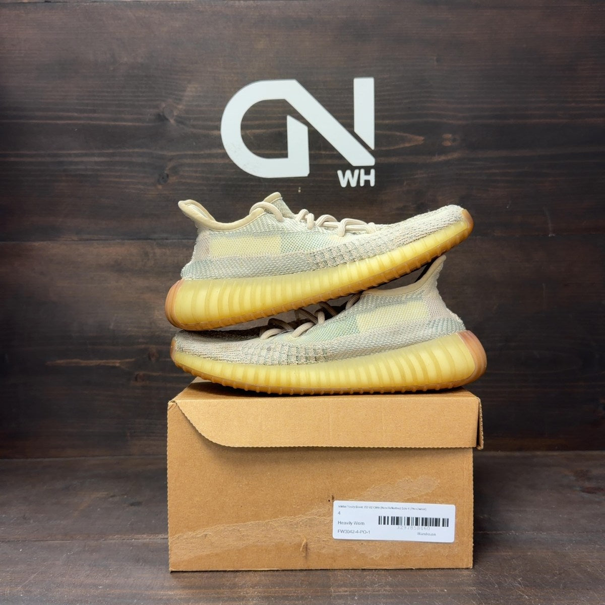 adidas Yeezy Boost 350 V2 Citrin (Non-Reflective) Size 4 (Pre-Owned) - Image 1