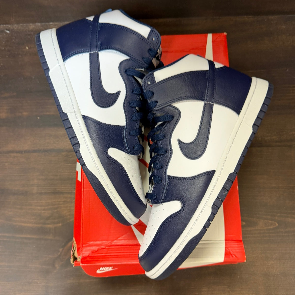 Nike Dunk High Championship Navy - Image 2