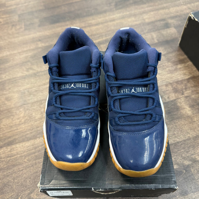 Navy Gum Jordan 11 Low (GS) (USED, Replacement Box)