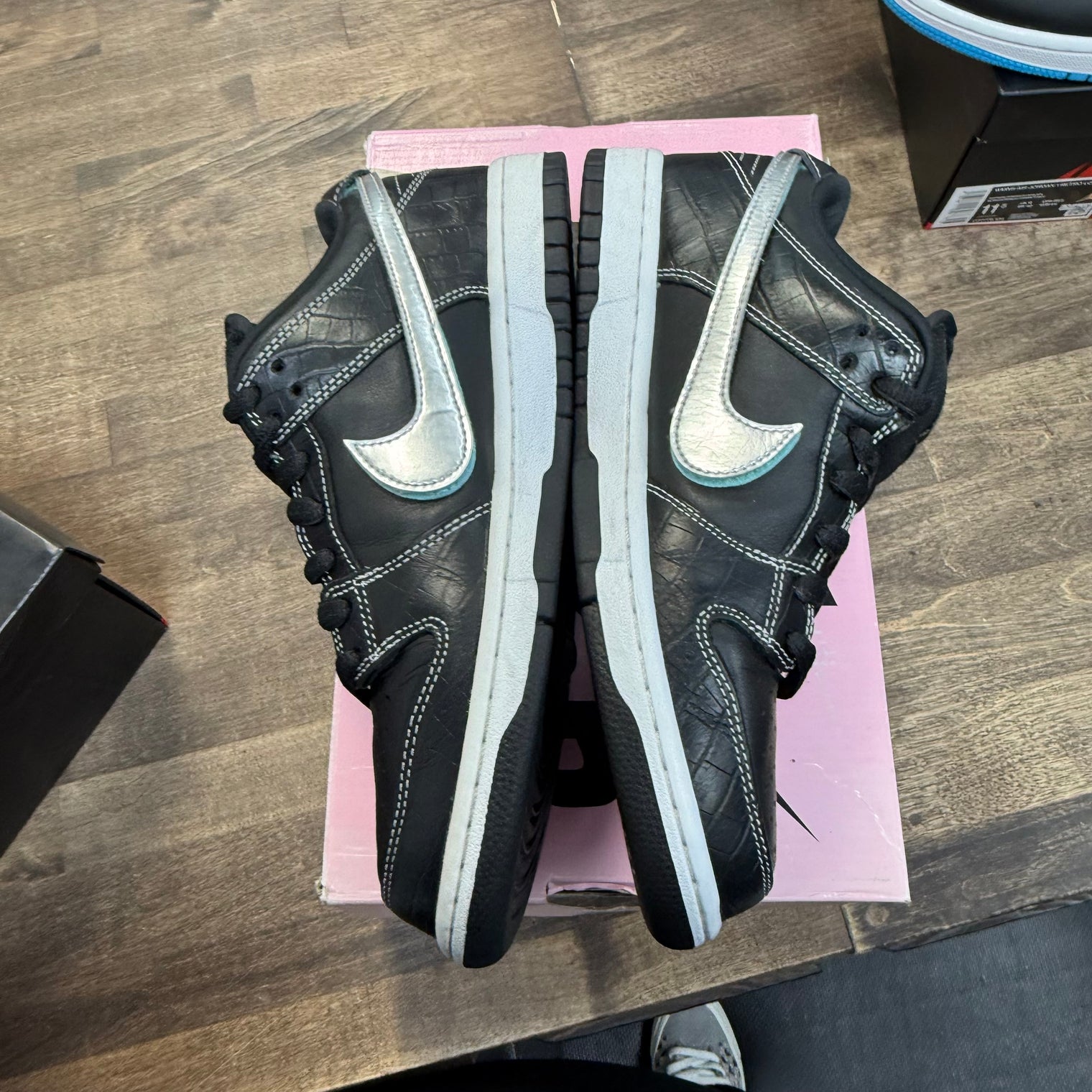 Diamond Supply Co. Black Diamond Nike SB Dunk Low (USED)