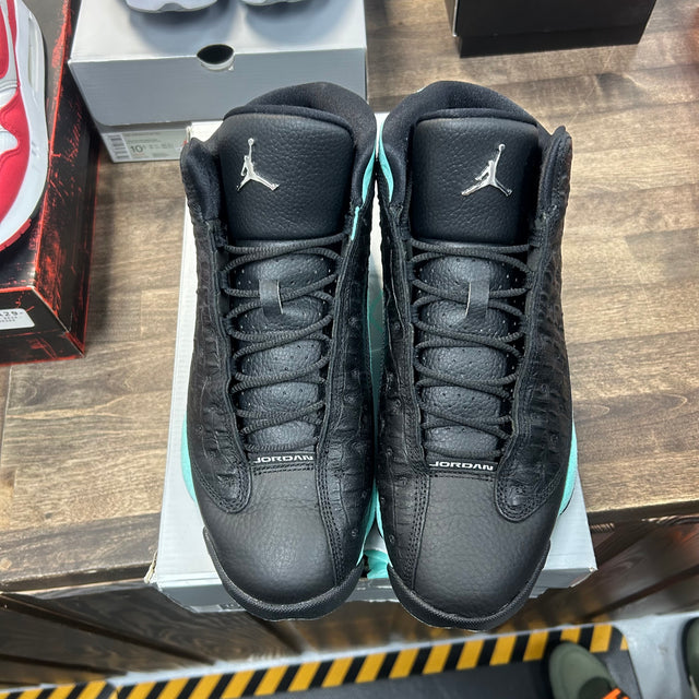 Black Island Green Jordan 13 Retro (USED)
