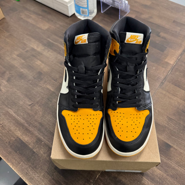 Taxi Yellow Toe Jordan 1 High Retro (USED, No Box)
