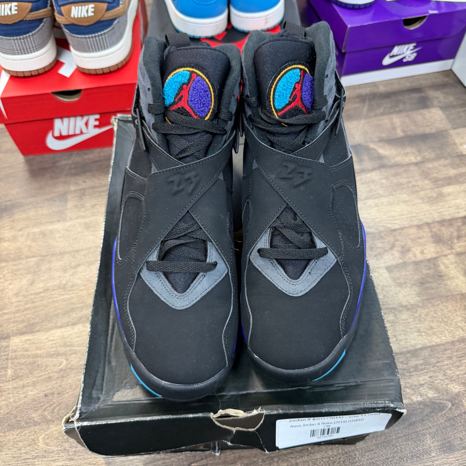 Aqua Jordan 8 Retro (2015) (USED)
