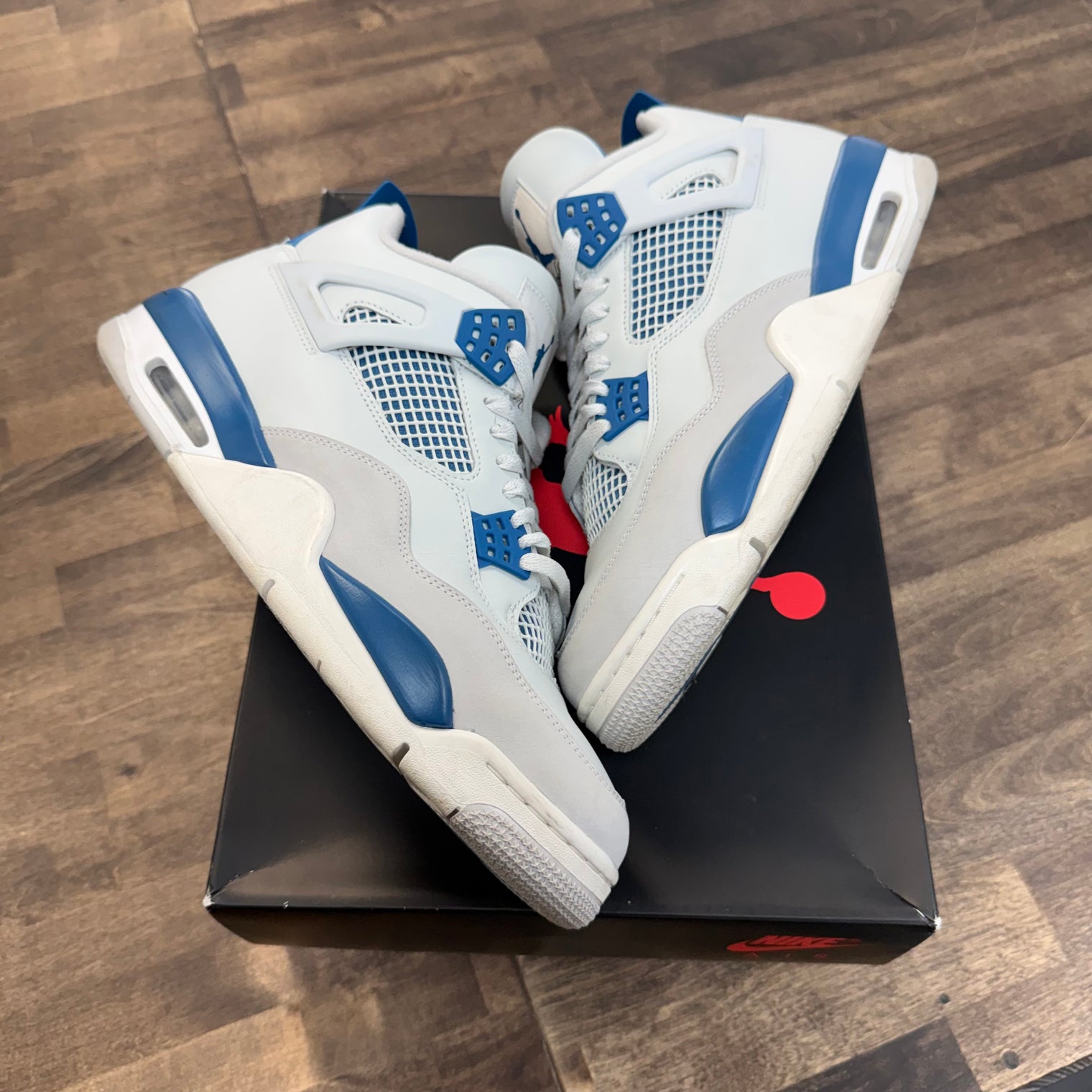 Military Blue Jordan 4 Retro (Used)