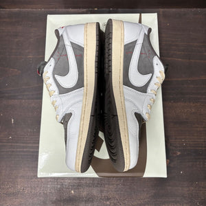 Jordan 1 Retro Low OG SP Travis Scott Reverse Mocha Size 10 (Pre-Owned) - tag