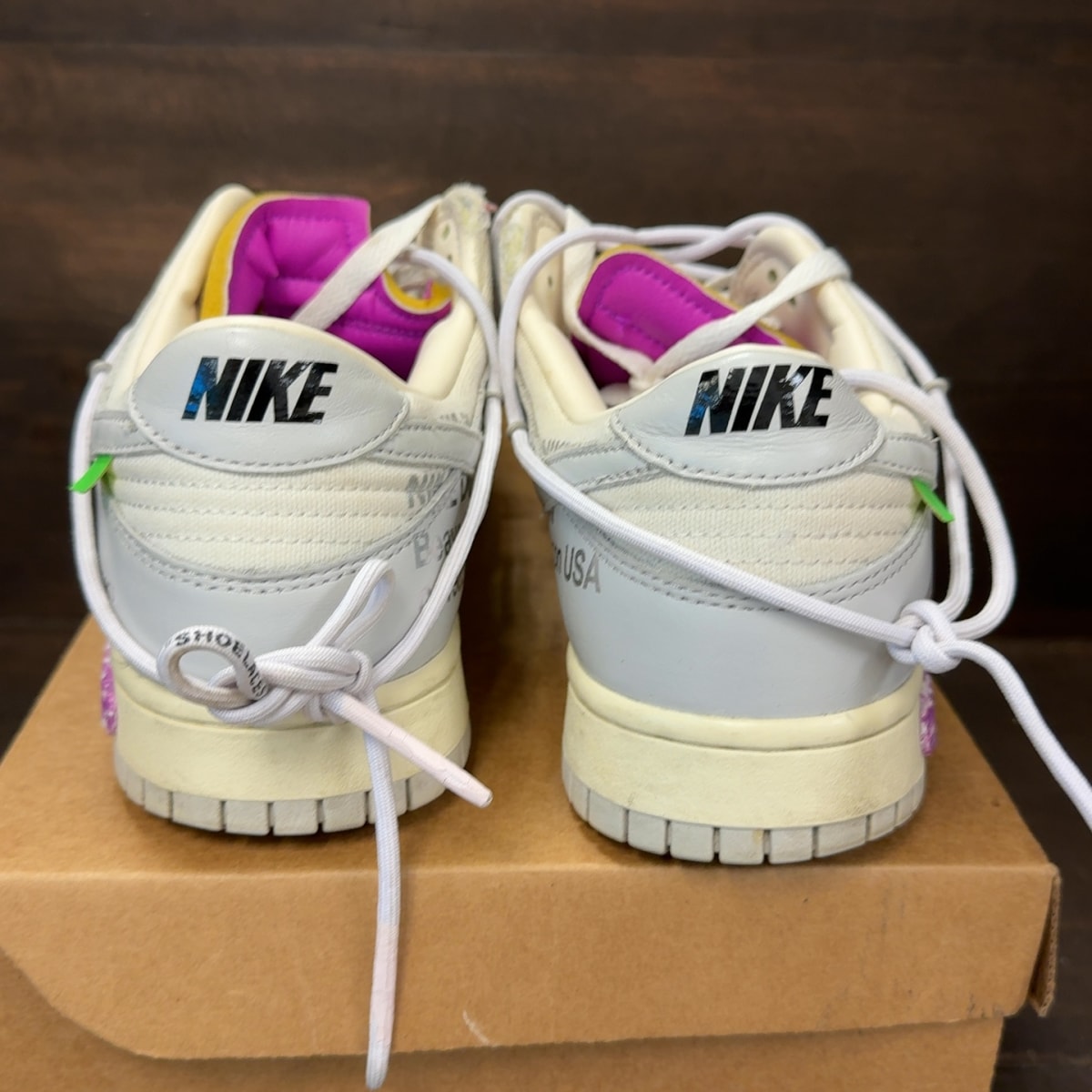 Nike Dunk Low Off-White Lot 3 Size 10 (Pre-Owned) - Image 5