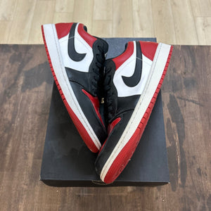 Jordan 1 Low Bred Toe - Image 1