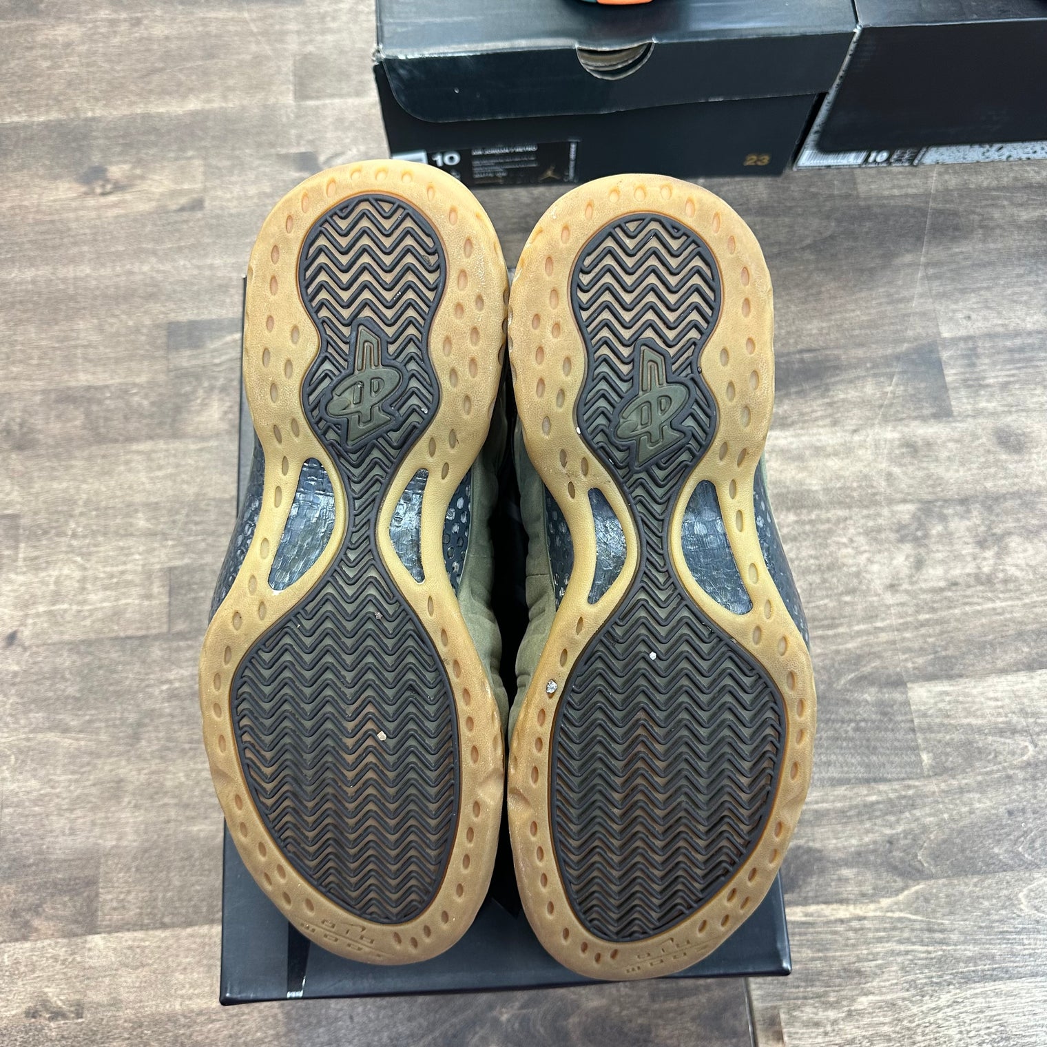 Olive Nike Air Foamposite One (USED)