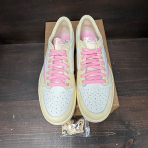 Jordan 1 Retro Low OG SP Travis Scott Shy Pink Size 12 - back