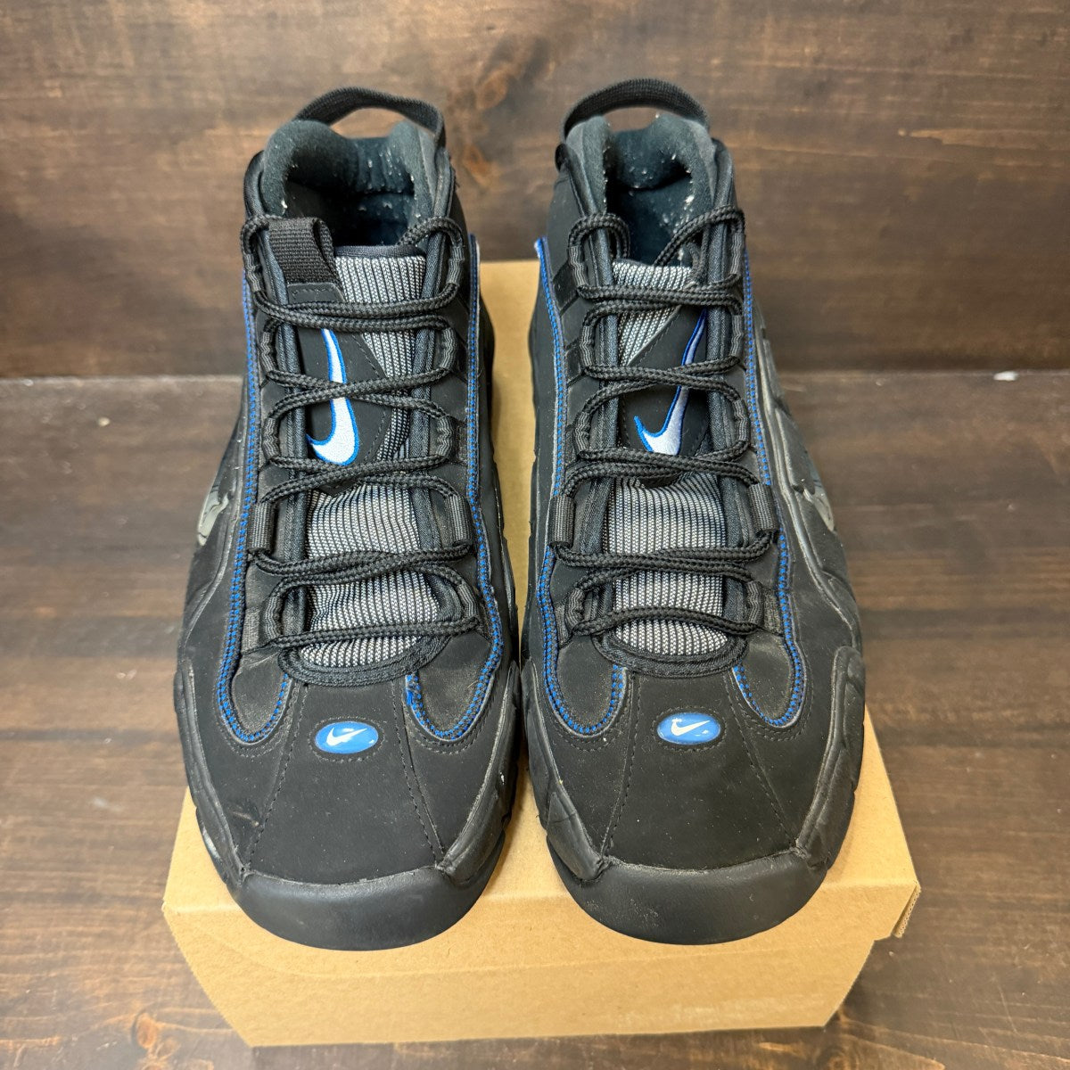 Nike Air Max Penny 1 All-Star Black Metallic Silver Size 10 (Pre-Owned) - Image 3