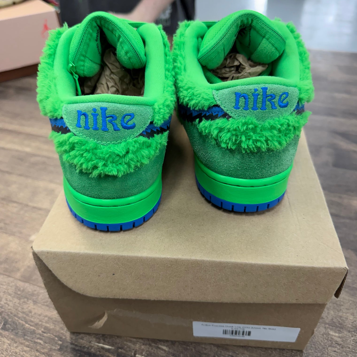 Grateful Dead Bears Green SB Dunk Low (Lightly Worn, No Box)