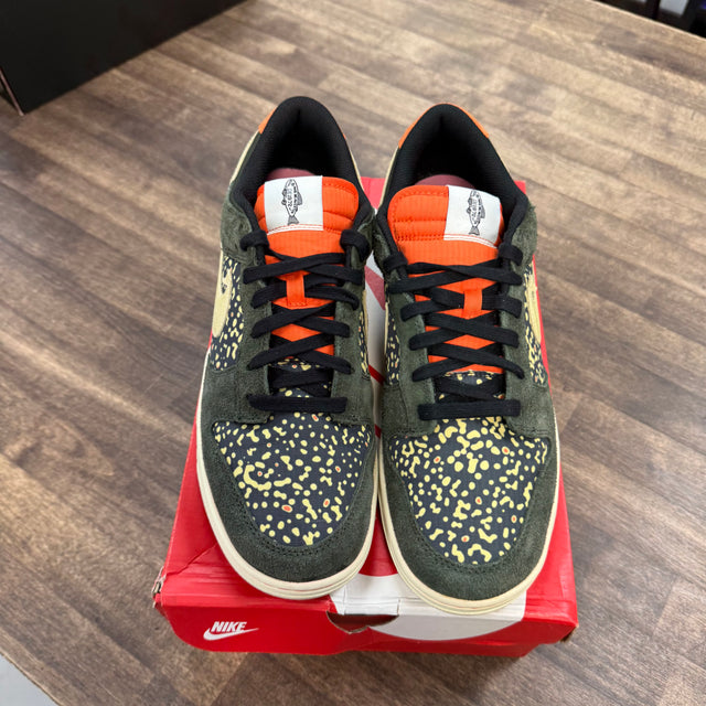 Gone Fishing Rainbow Trout Nike Dunk Low SE (USED)