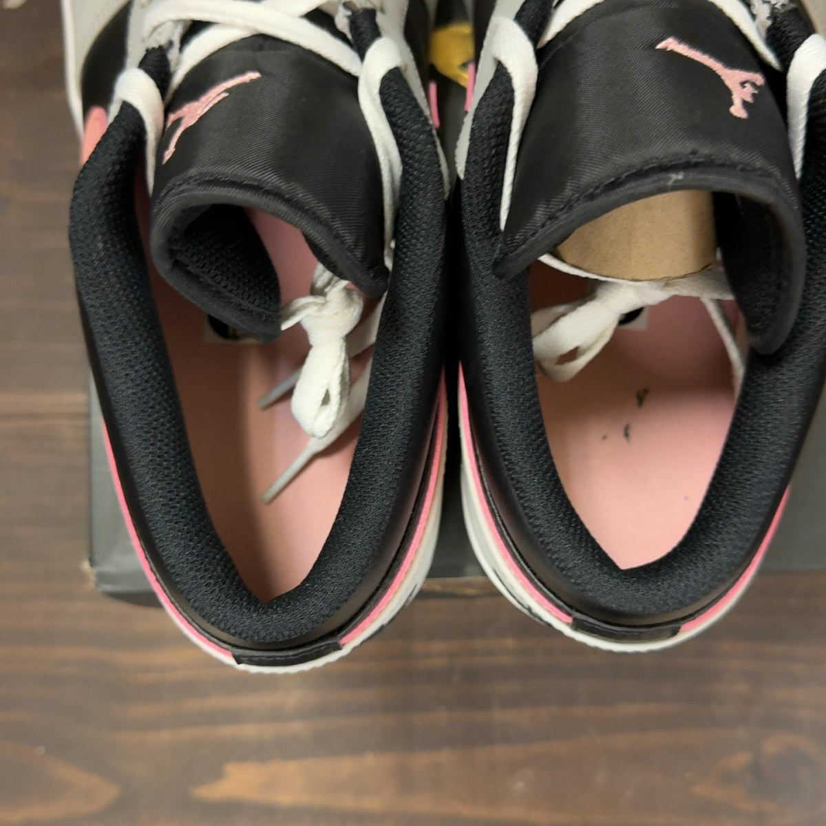 Jordan 1 Low Black Grey Pink Size 13 (Pre-Owned) - Image 6