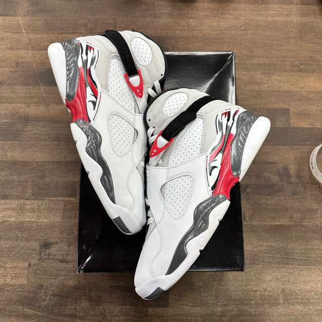 Jordan 8 Retro White True Red (2025) - Image 1