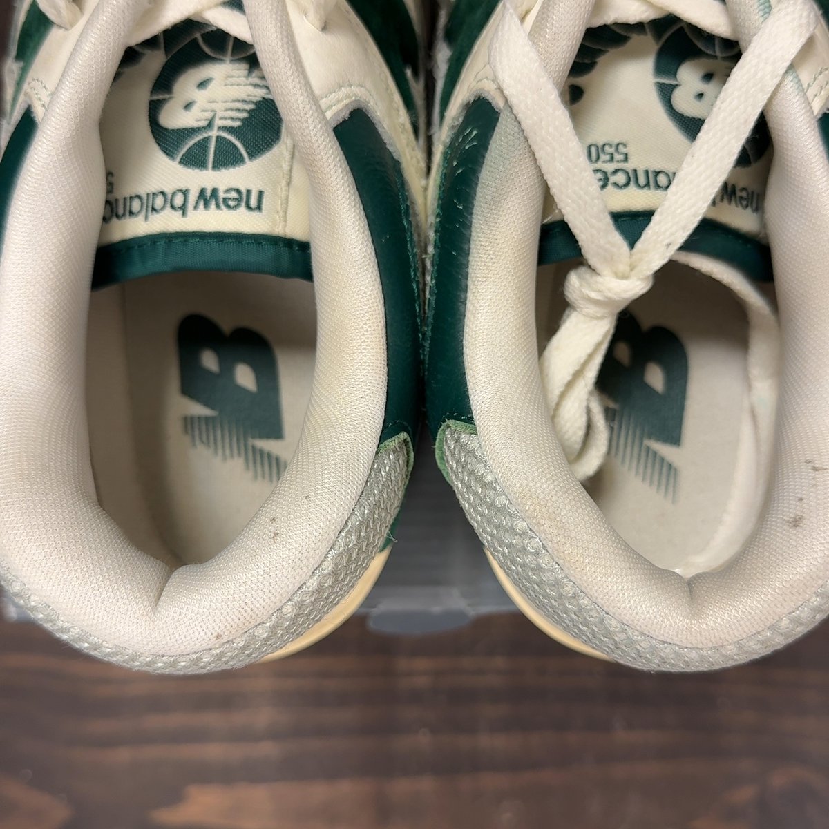 New Balance 550 Sea Salt Pack Marsh Green Size 12 (Pre-Owned) - aux