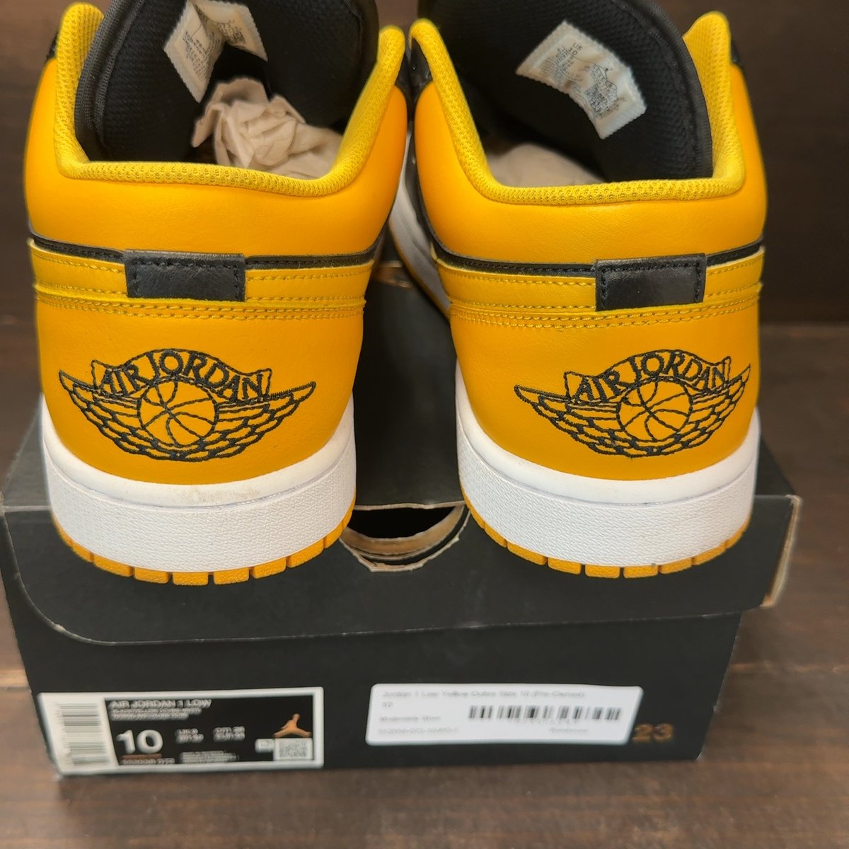 Jordan 1 Low Yellow Ochre Size 10 (Pre-Owned) - aux