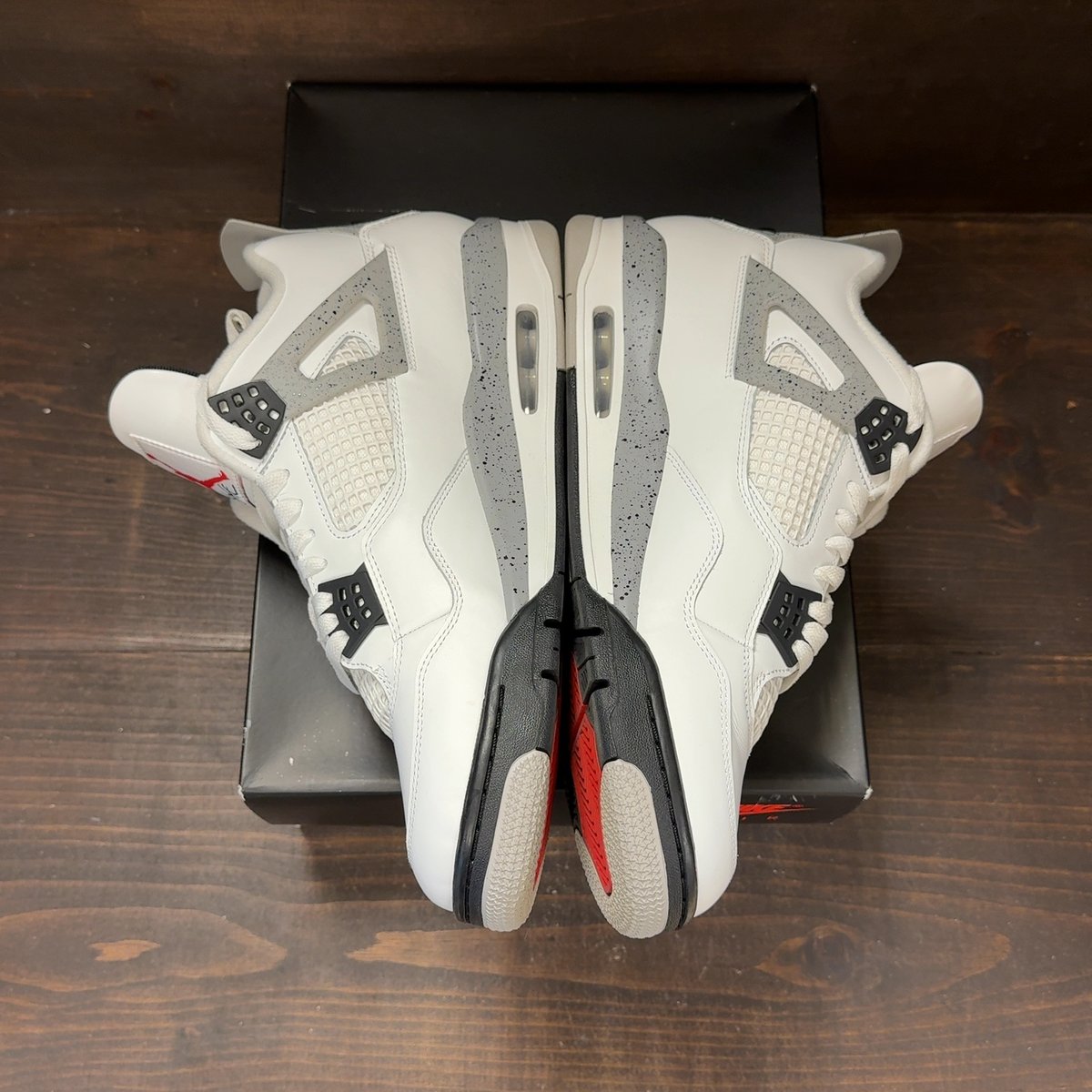 Jordan 4 Retro White Cement (2025) Size 13 (Pre-Owned) - aux