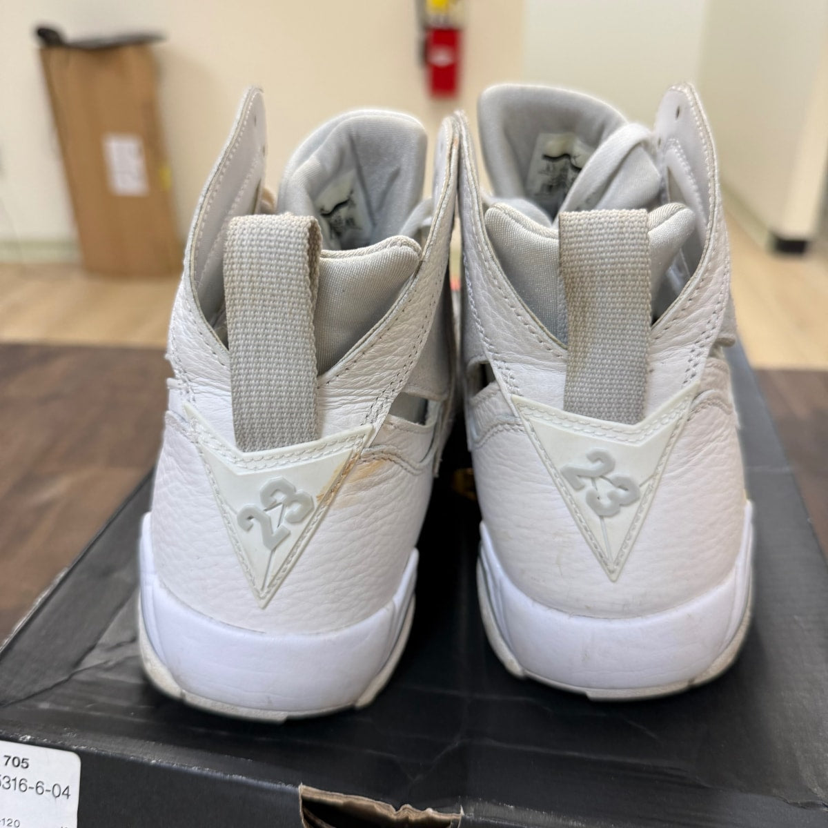 Jordan 7 Retro Pure Platinum Size 8.5 (Pre-Owned) - Image 3