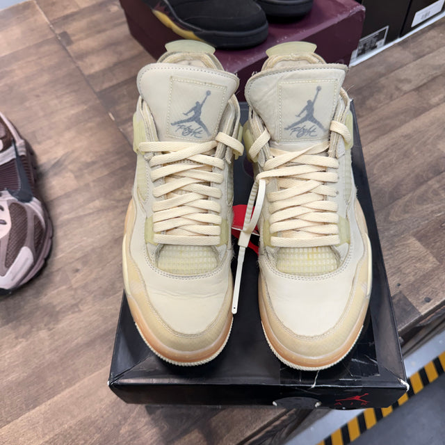 Off-White Sail Jordan 4 Retro (W) (USED)