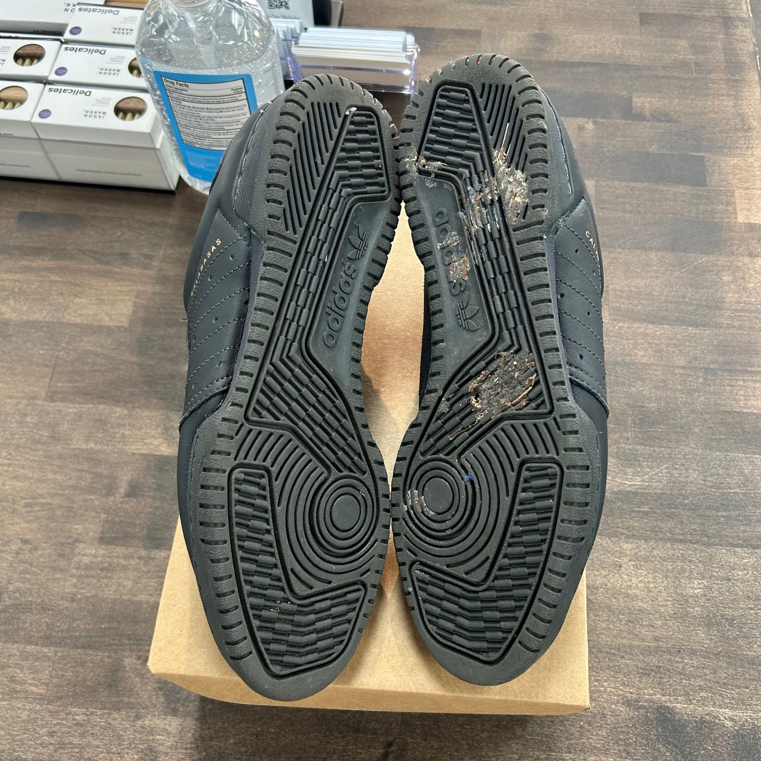 Calabasas Core Black adidas Yeezy Powerphase (USED,No Box)