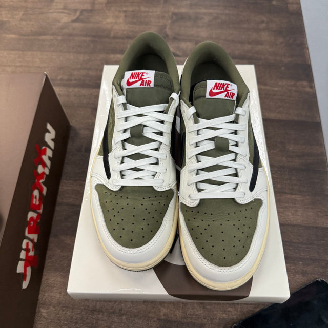Medium Olive Travis Scott Jordan 1 Low OG SP (Used)