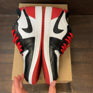 Jordan 1 Low Black Toe (2019) Size 12 (Pre-Owned) - Image 4