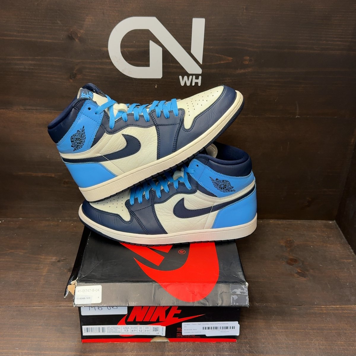 Jordan 1 Retro High Obsidian Size 13 (Pre-Owned) - front