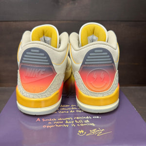 Jordan 3 Retro SP J Balvin Medellín Sunset Size 8 (Pre-Owned) - sole