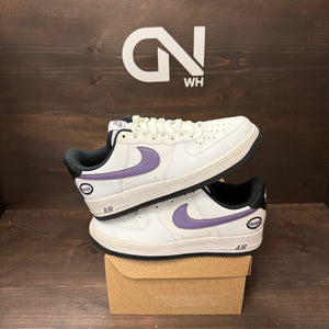 Nike Air Force 1 Low Hoops White Canyon Purple Size 8 (Pre-Owned) - Image 1