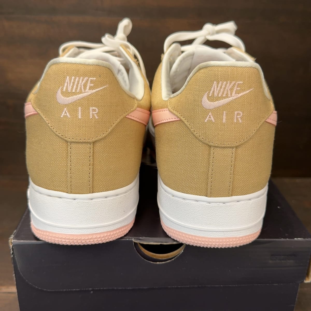 Nike Air Force 1 Low Linen Canvas Size 14 (Pre-Owned) - aux
