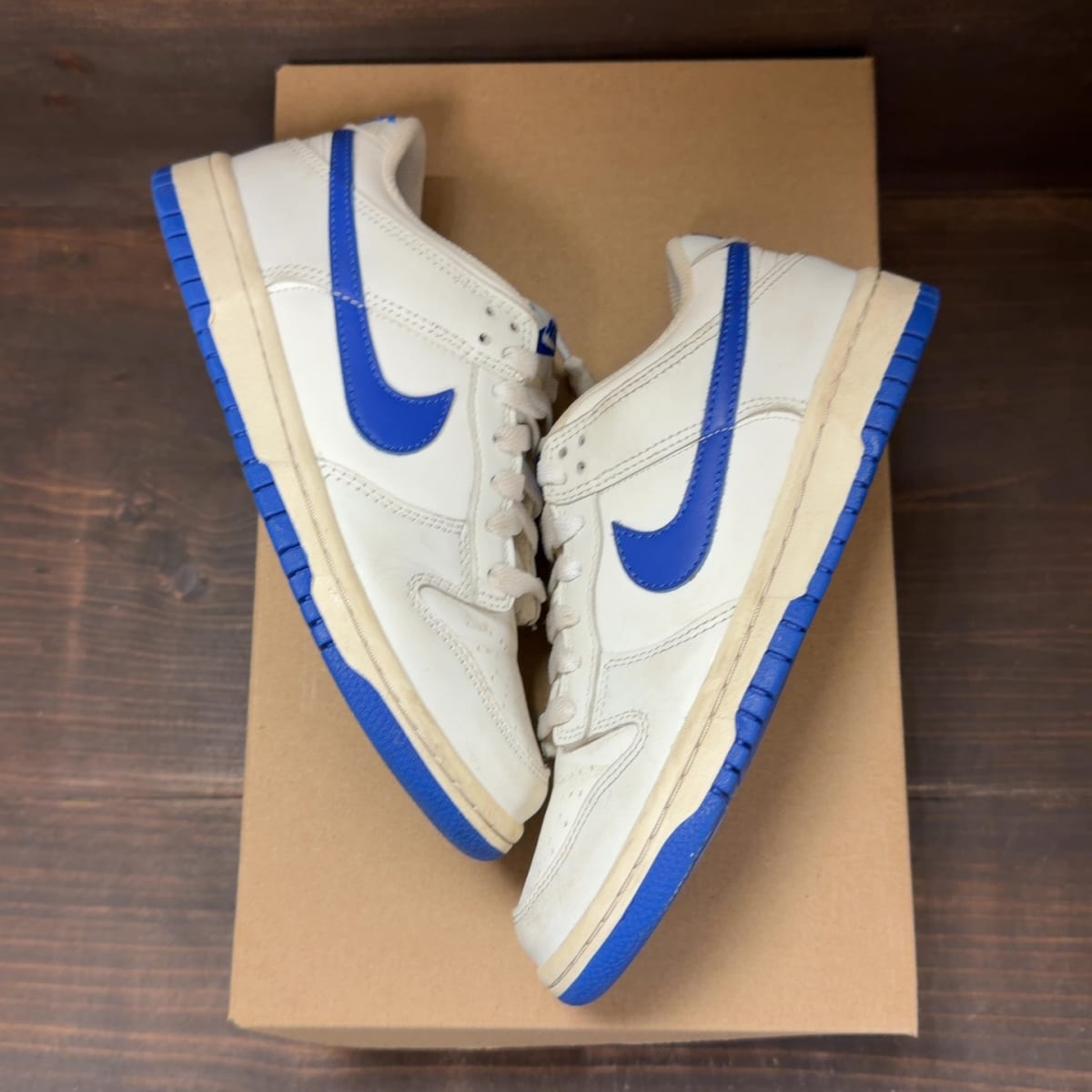 Nike Dunk Low Summit White Hyper Royal (GS) Size 5Y (Pre-Owned) - back