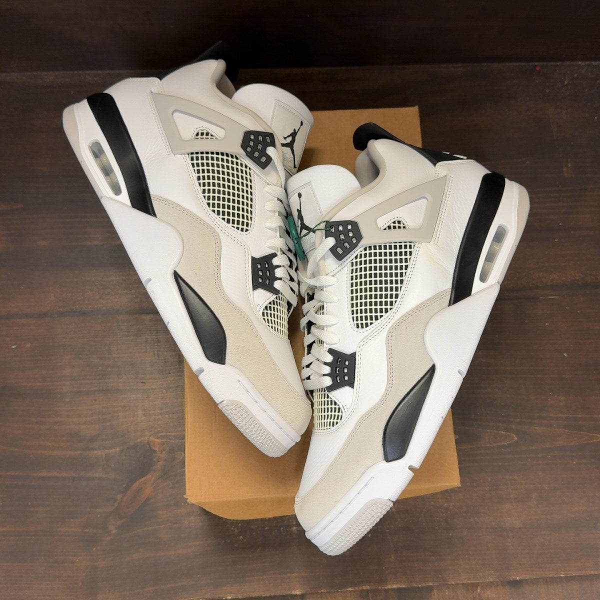 Jordan 4 Retro Military Black Size 15 - Image 2