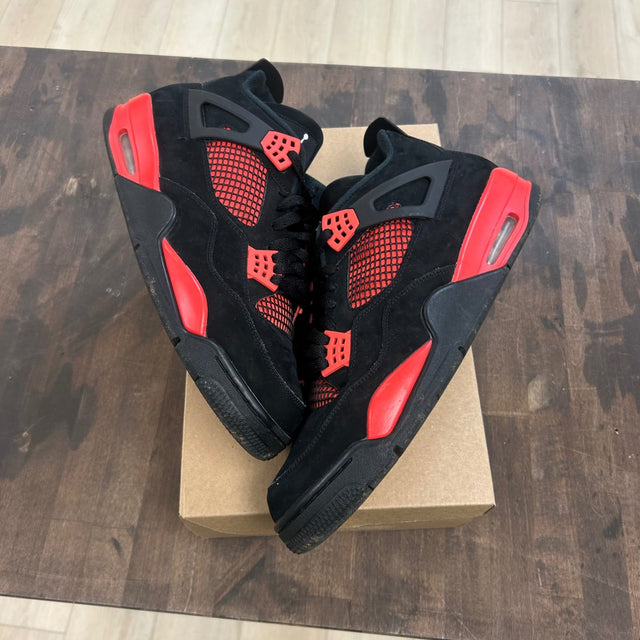 Jordan 4 Retro Red Thunder Size 14 (Pre-Owned) - Image 1