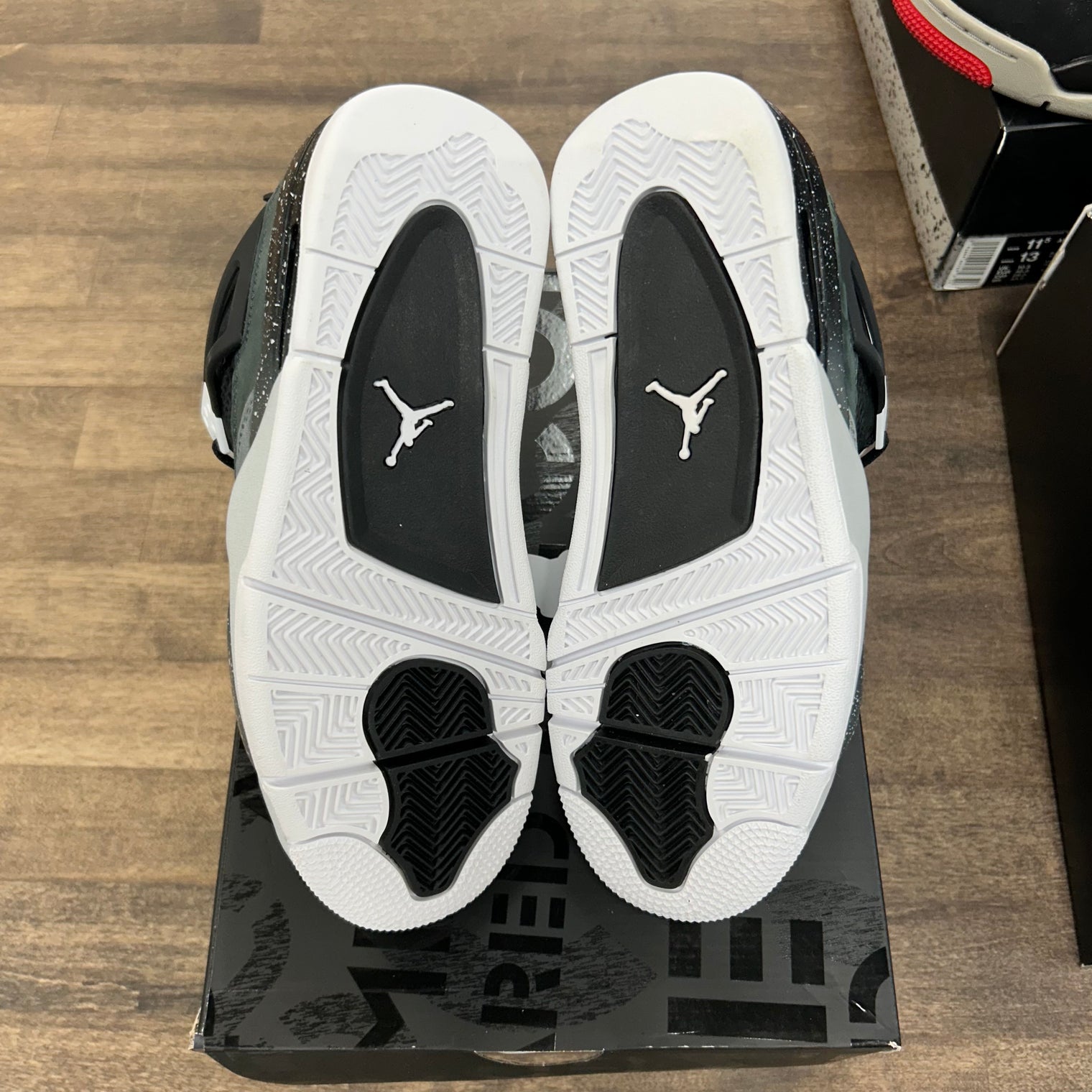 Fear Jordan 4 (GS) (Tried On)