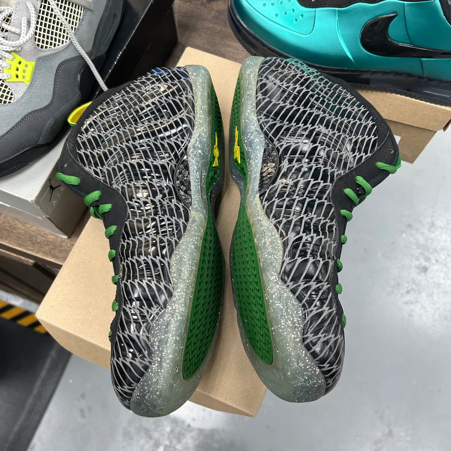 Nike Air Foamposite One Oregon Ducks (US 13) (USED, No Box)