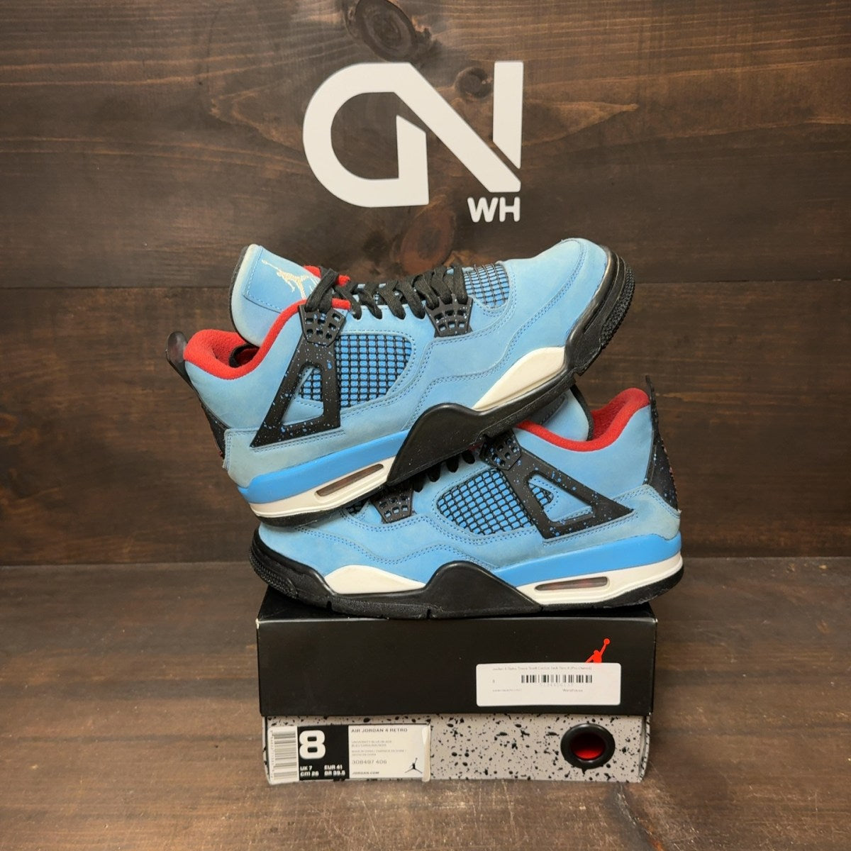 Jordan 4 Retro Travis Scott Cactus Jack - Image 1