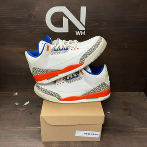 Jordan 3 Retro Knicks Size 12 (Pre-Owned) - front