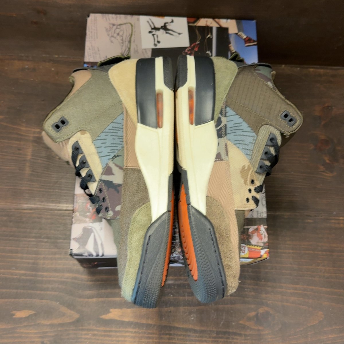 Jordan 3 Retro Patchwork Camo Size 12 (Pre-Owned) - aux