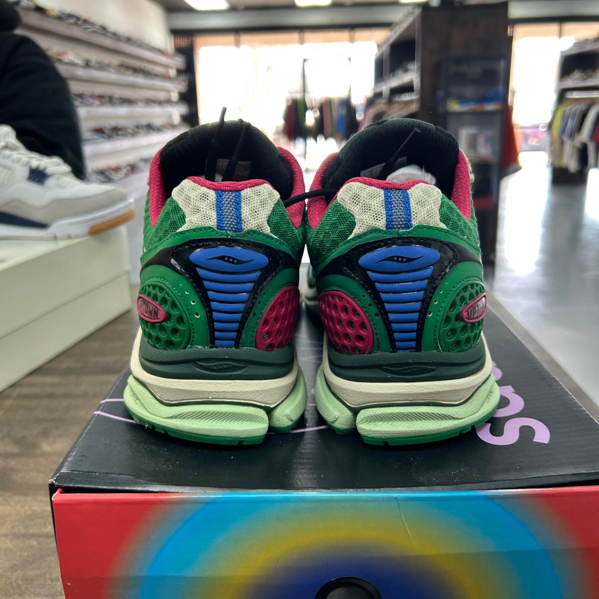 Saucony ProGrid Triumph 4 Jae Tips Flowers Grow Uptown Sugar Maple - Image 4