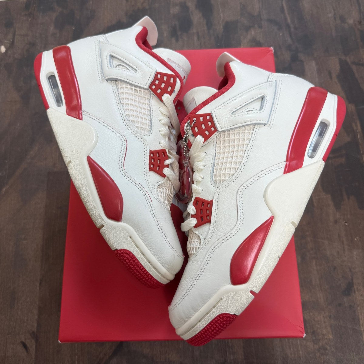 Jordan 4 Retro Valentine's Day Sierra Red (Women's) - Image 1
