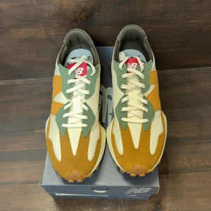New Balance 327 Winter Wheat Brown Green (Women's) Size 9W (Pre-Owned) - Image 3