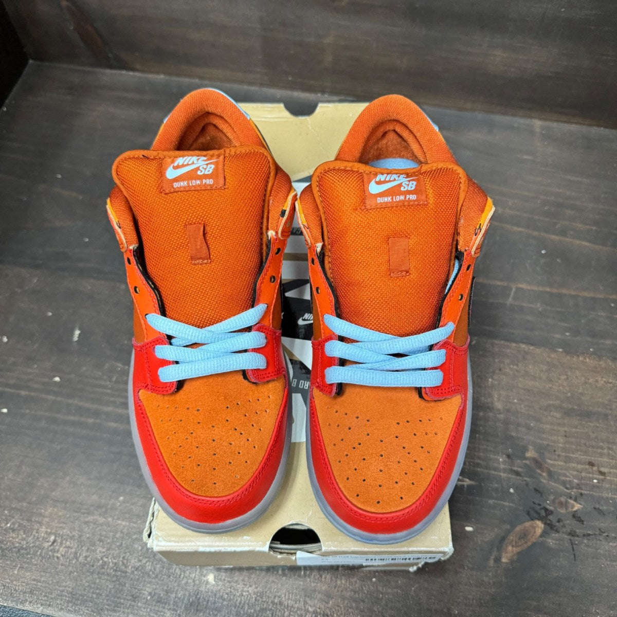 Nike SB Dunk Low Gamma Orange Size 8 (Pre-Owned) - side