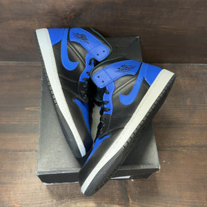 Jordan 1 Mid Hyper Royal Tumbled Leather - Image 2