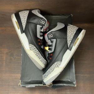 Jordan 3 Retro Black Cement (2018) (GS) Size 5.5Y (Pre-Owned) - back