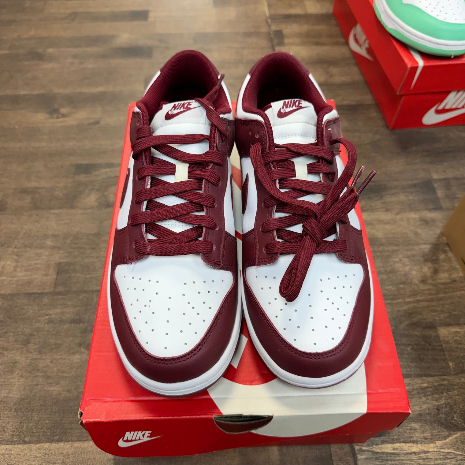 Team Red Nike Dunk Low (Lightly Worn)