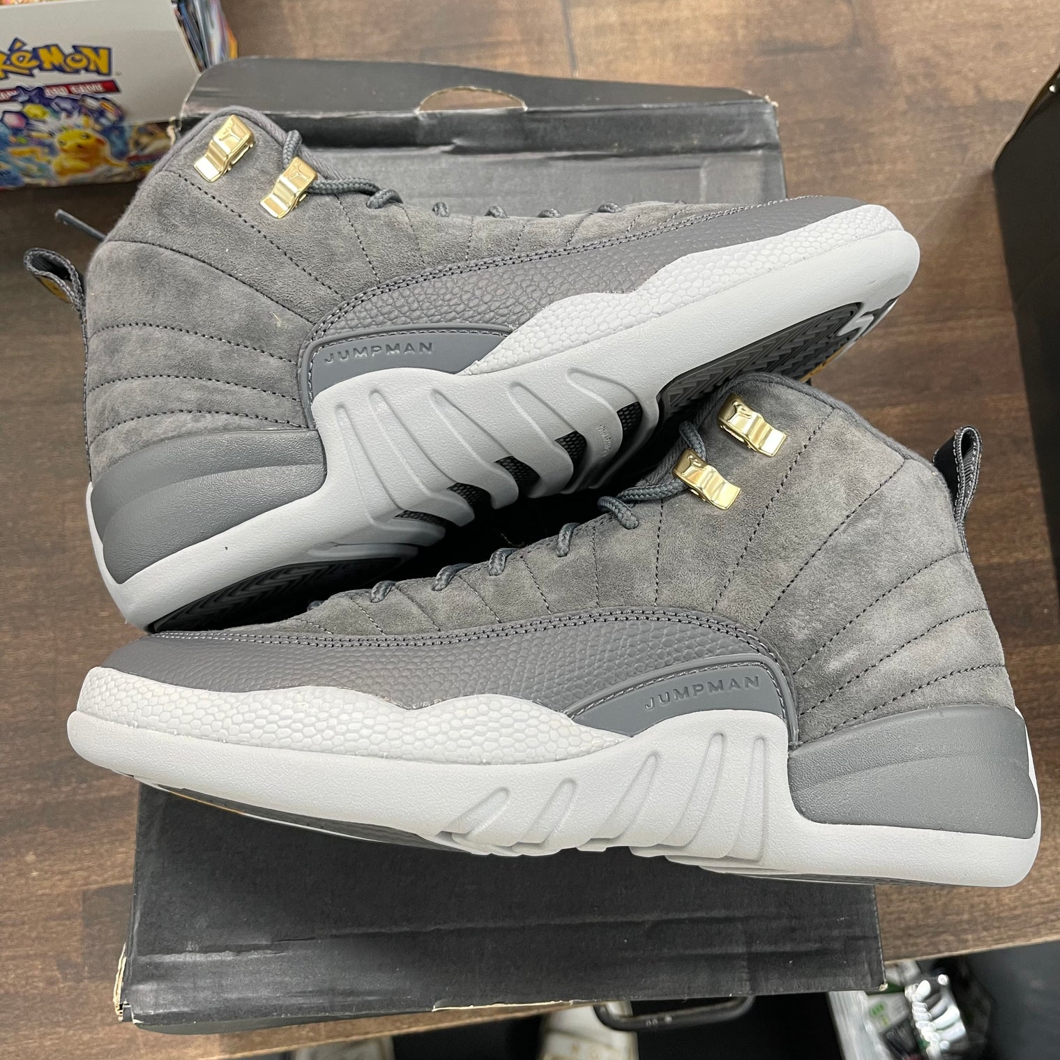 (GS) Dark Grey Jordan 12