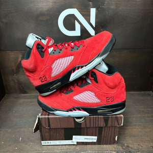 Jordan 5 Retro Raging Bull Red (2021) Size 13 (Pre-Owned) - front